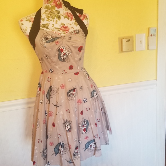 Hell Bunny Dresses & Skirts - Adorable vintage style halter dress